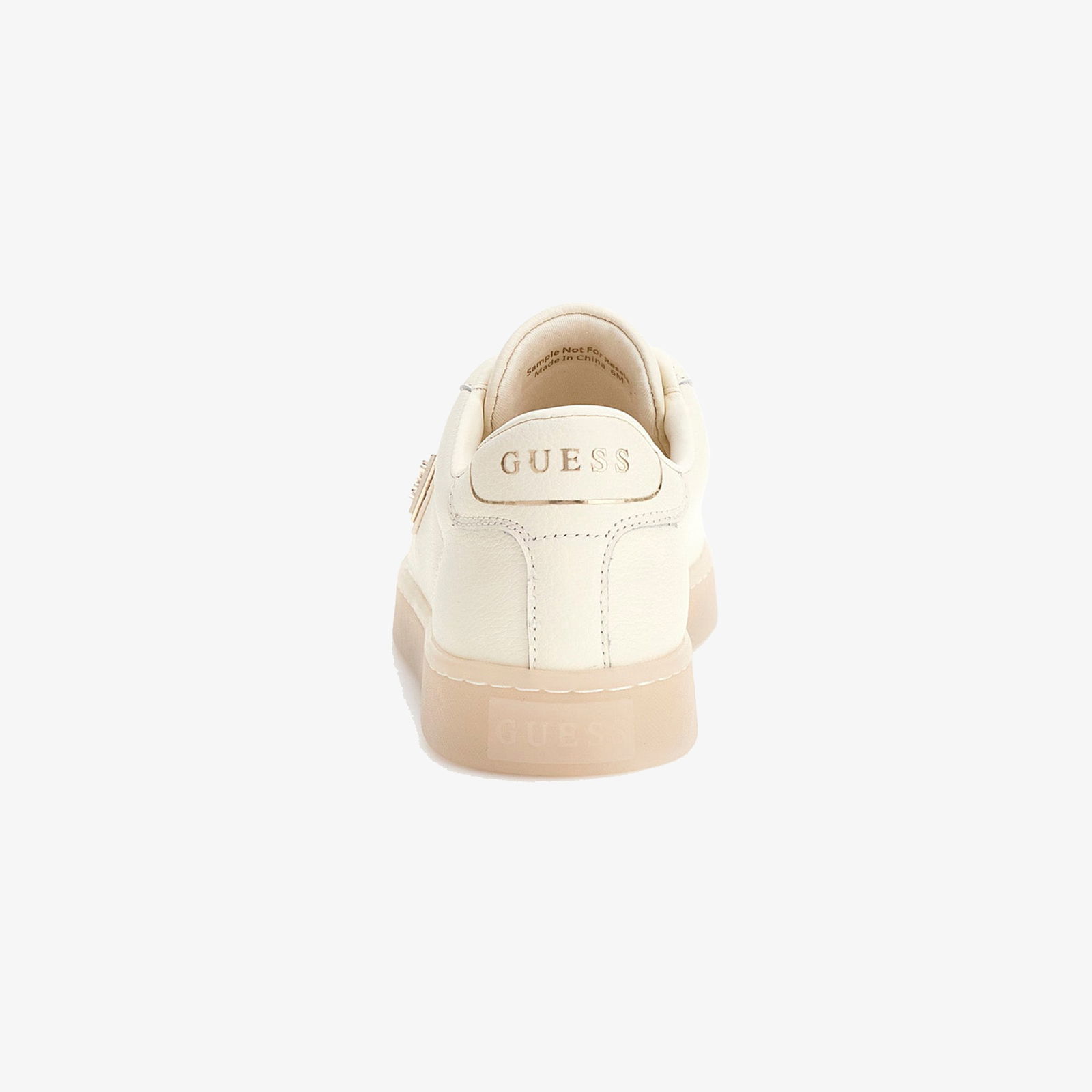 Guess Jazlie  Leather Kadın Krem Sneaker