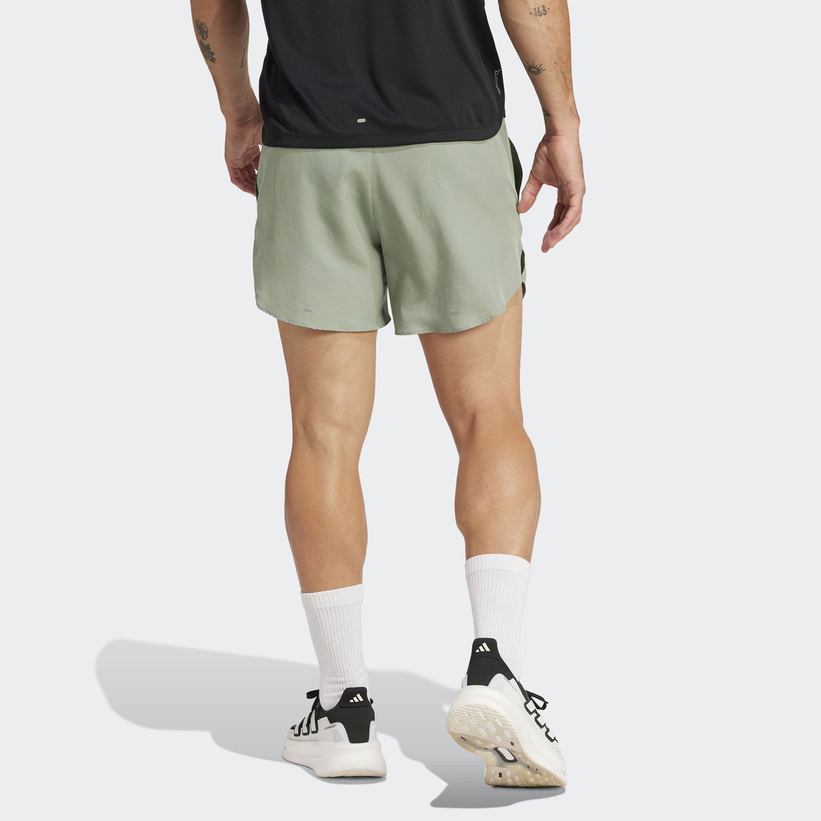 adidas Run it Erkek Yeşil Koşu Şortu
