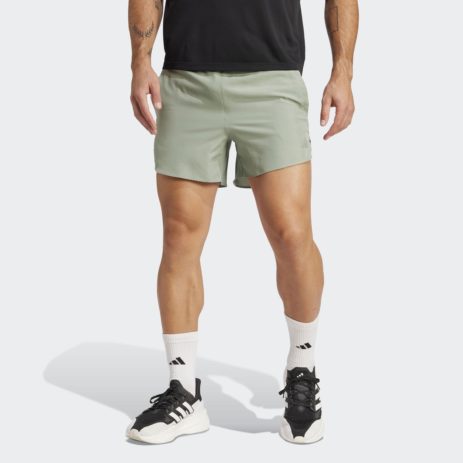 adidas Run it Erkek Yeşil Koşu Şortu