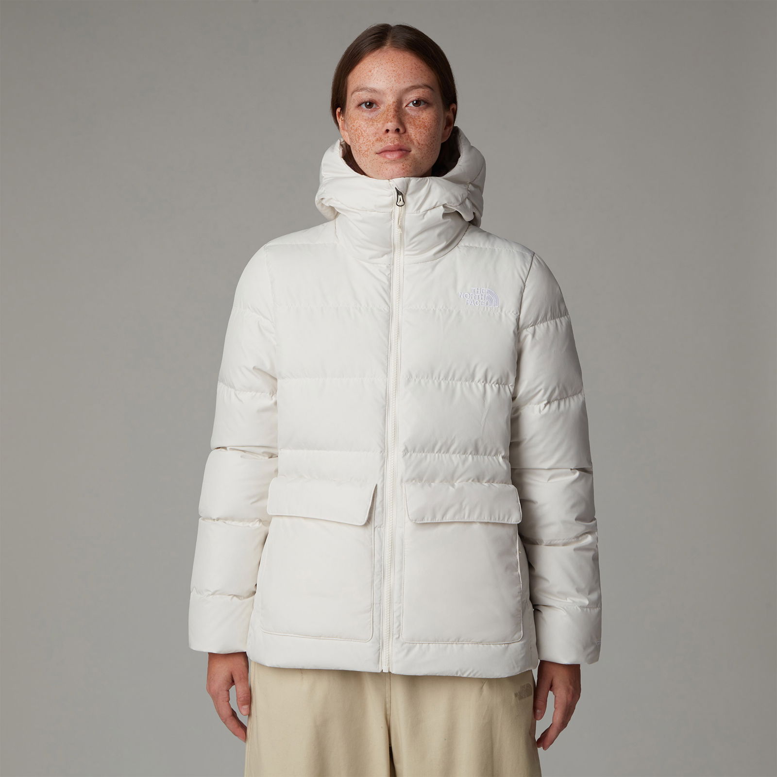 The North Face Gotham Kadın Beyaz Outdoor Mont