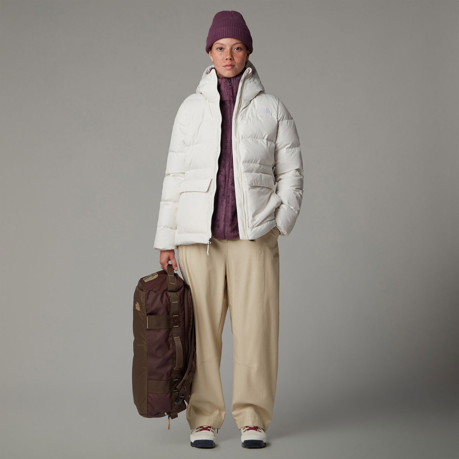 The North Face Gotham Kadın Beyaz Outdoor Mont