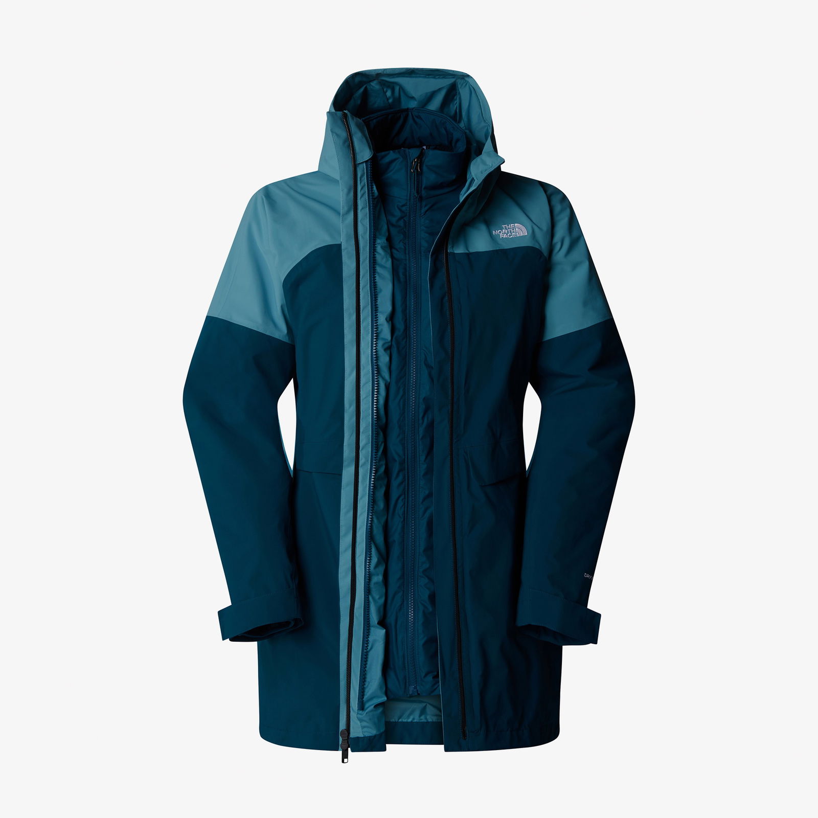 The North Face DryVent Triclimate 3in1 Kadın Mavi Outdoor Mont