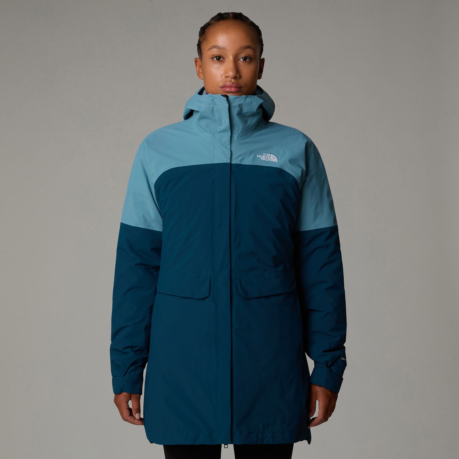 The North Face DryVent Triclimate 3in1 Kadın Mavi Outdoor Mont