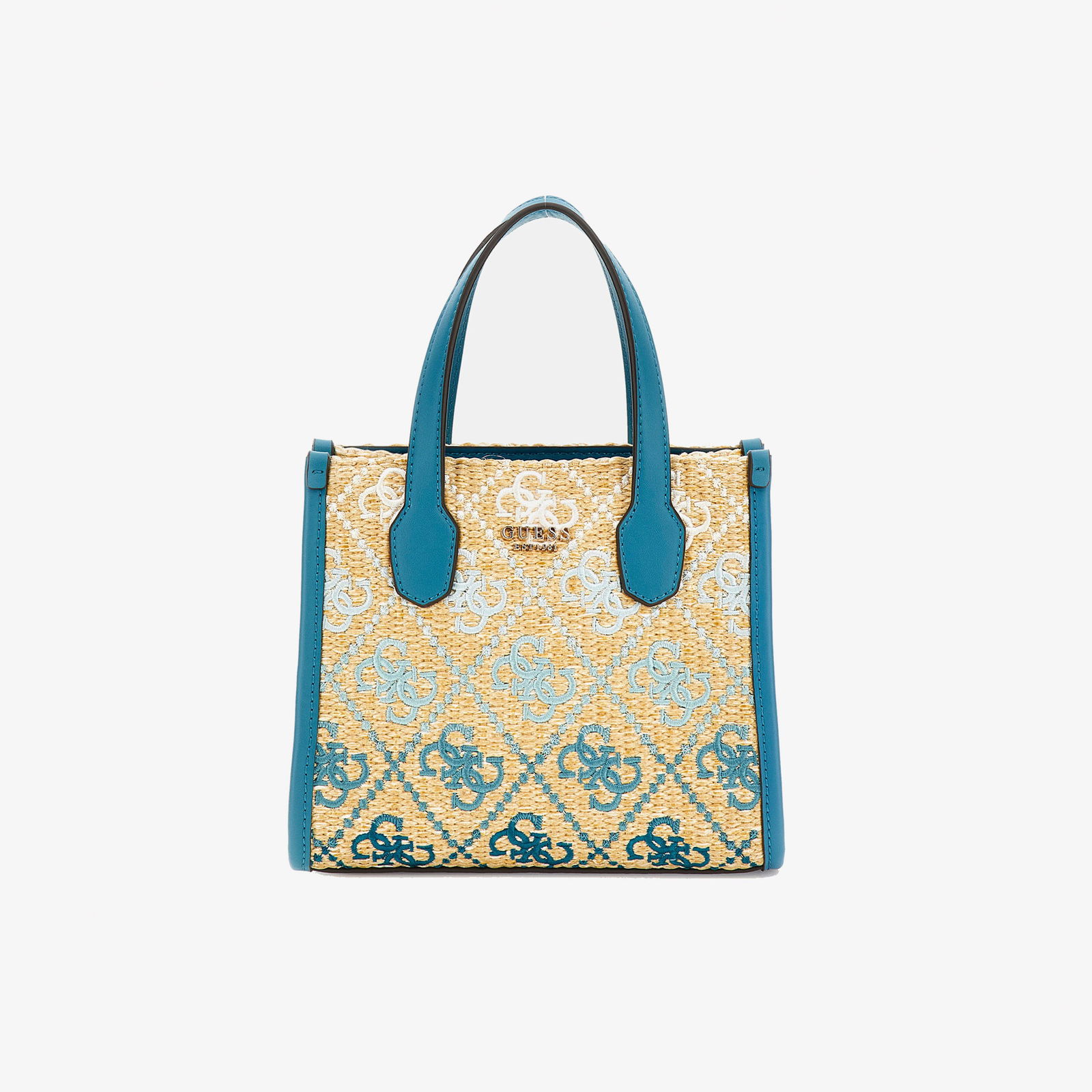 Guess Silvana 2Mp Tote Picnic Mini Tote Kadın Renkli Tote