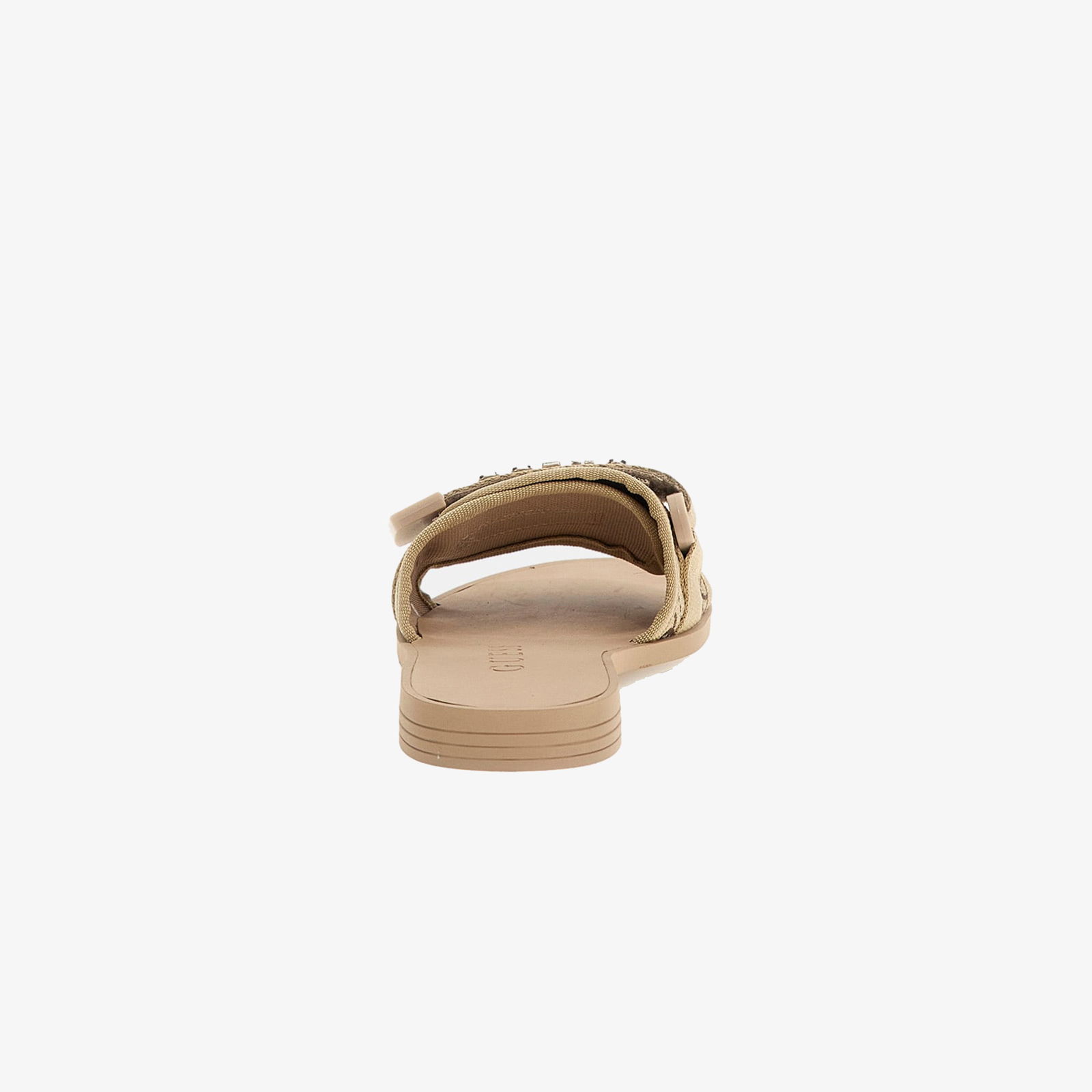 Guess Elyze4  Slide Laminated Eco Leather Kadın Sarı Terlik