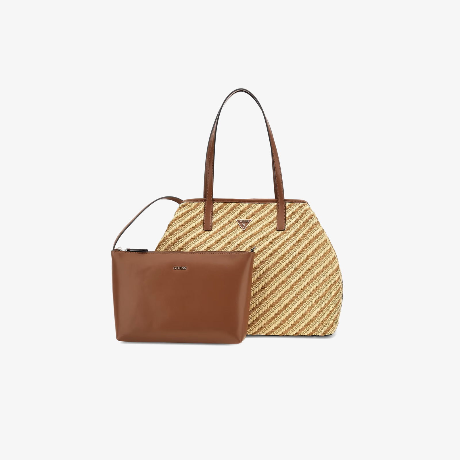 Guess Vikky İi Large 2 İn  Kadın Renkli Tote Çanta