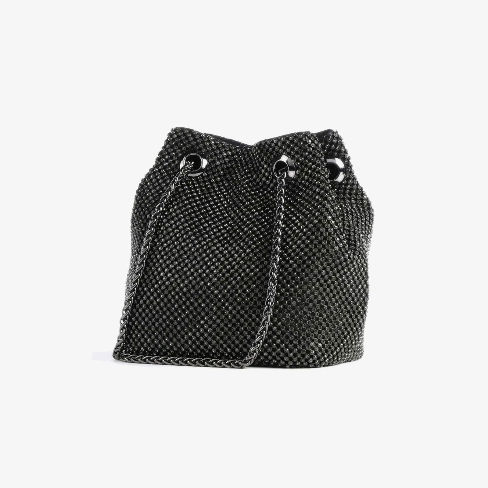 Guess Zalina Flap Clutch  Zalina Pouch Kadın Siyah Çanta