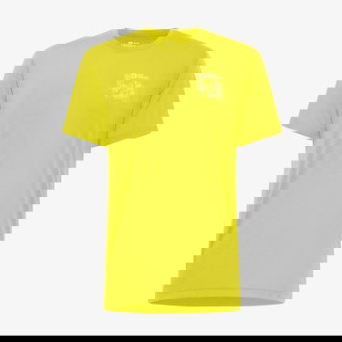  Jack Wolfskin Vonnan Graphic T Erkek Sarı T-Shirt