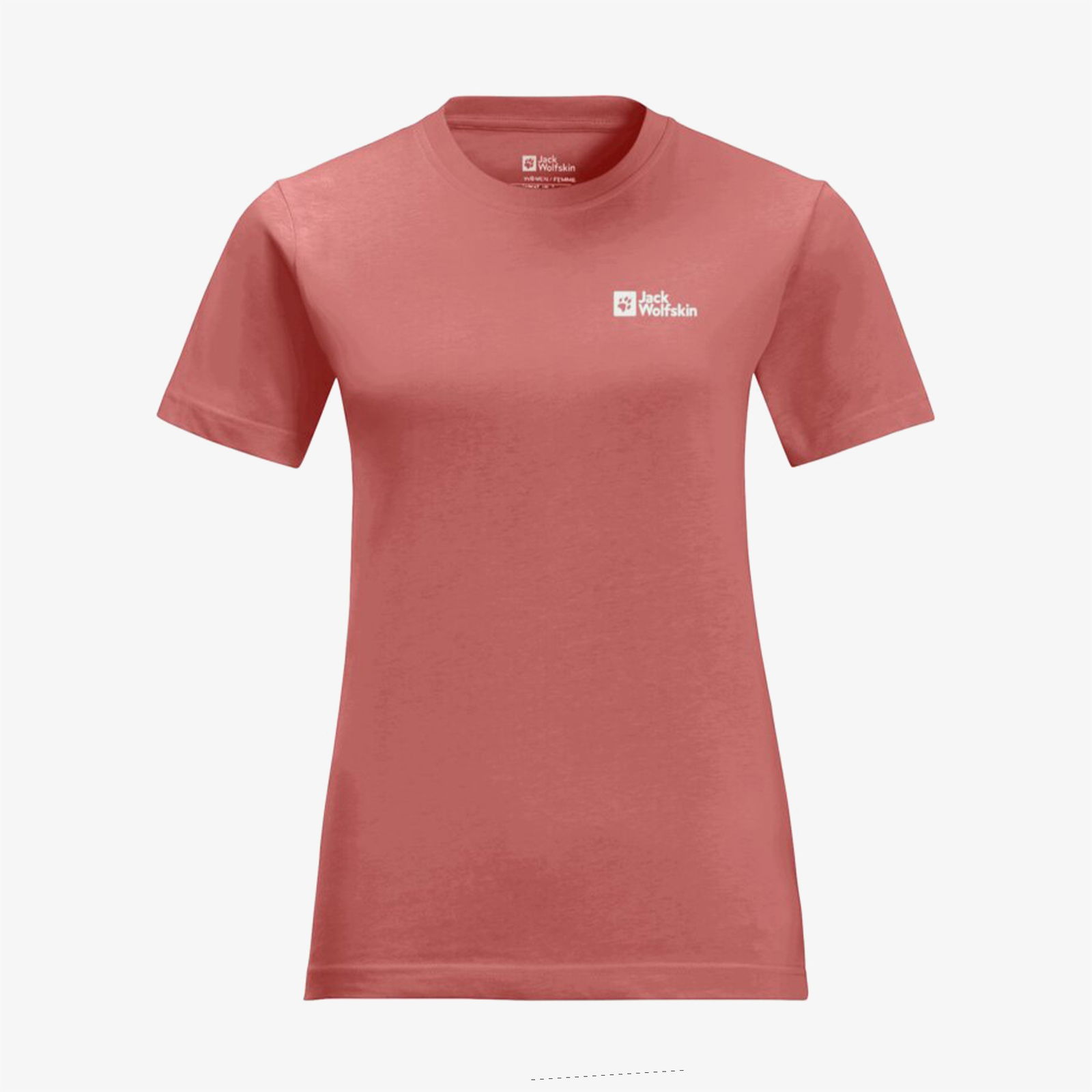 Jack Wolfskin Essential  Kadın Kırmızı T-Shirt