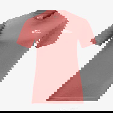  Jack Wolfskin Essential  Kadın Kırmızı T-Shirt