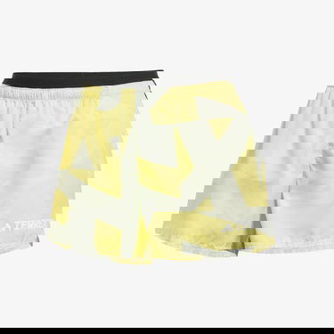  adidas Terrex Multi Light Printed Kadın Sarı Koşu Şortu