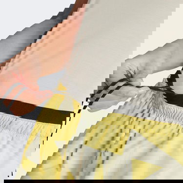  adidas Terrex Multi Light Printed Kadın Sarı Koşu Şortu