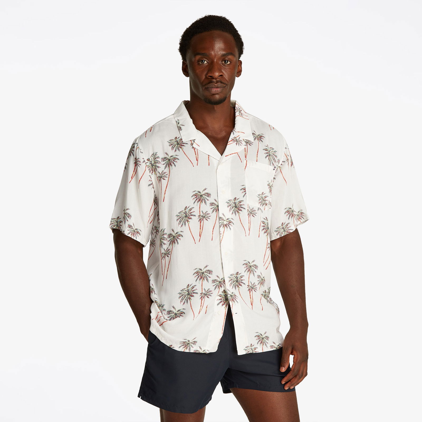 Tommy Hilfiger Bowling Print Erkek Bej Pijama