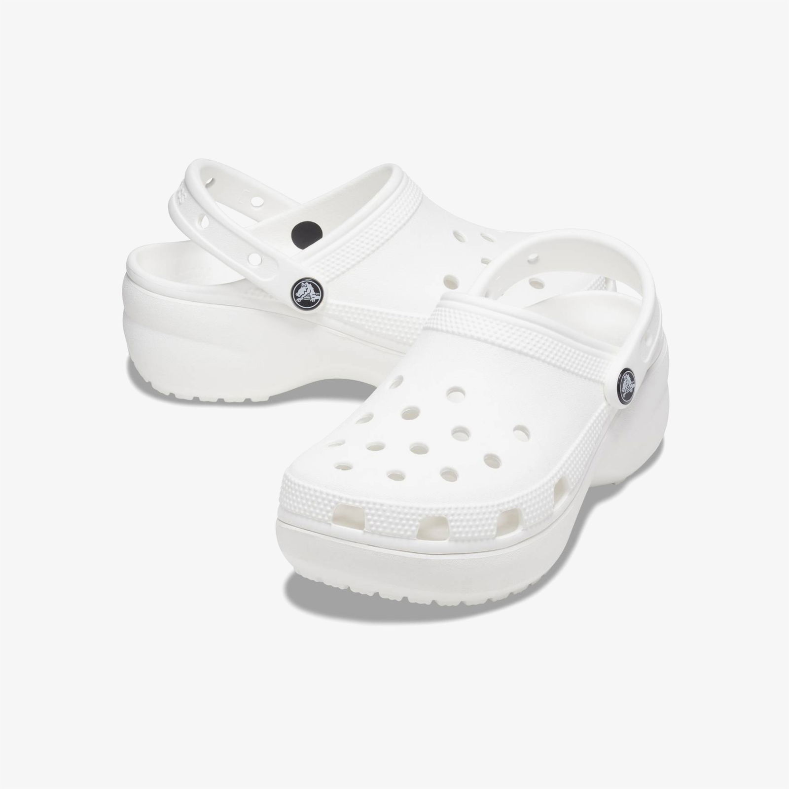 Crocs Classic Platform Clog Kadın Beyaz Terlik