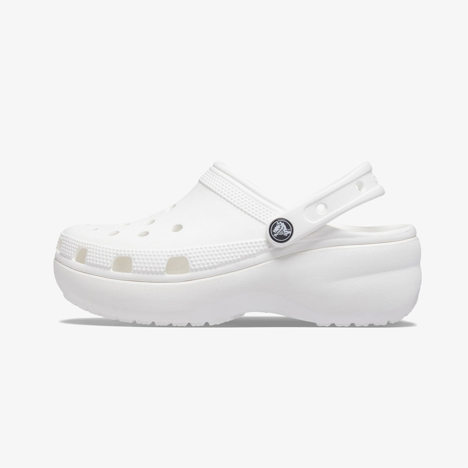 Crocs Classic Platform Clog Kadın Beyaz Terlik