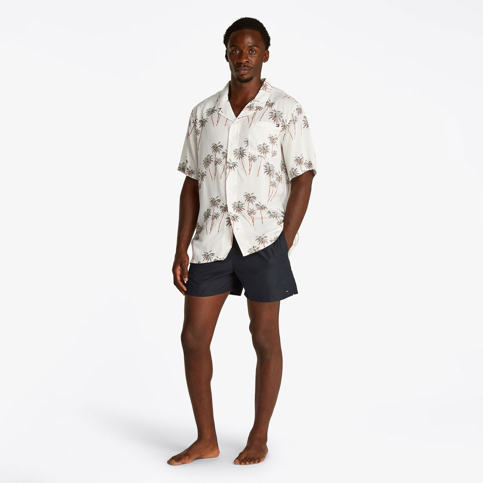 Tommy Hilfiger Bowling Print Erkek Bej Pijama