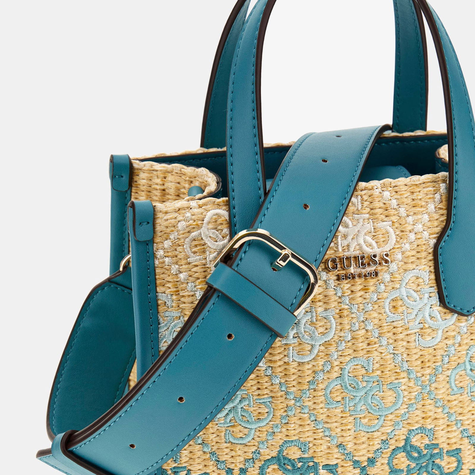 Guess Silvana 2Mp Tote Picnic Mini Tote Kadın Renkli Tote