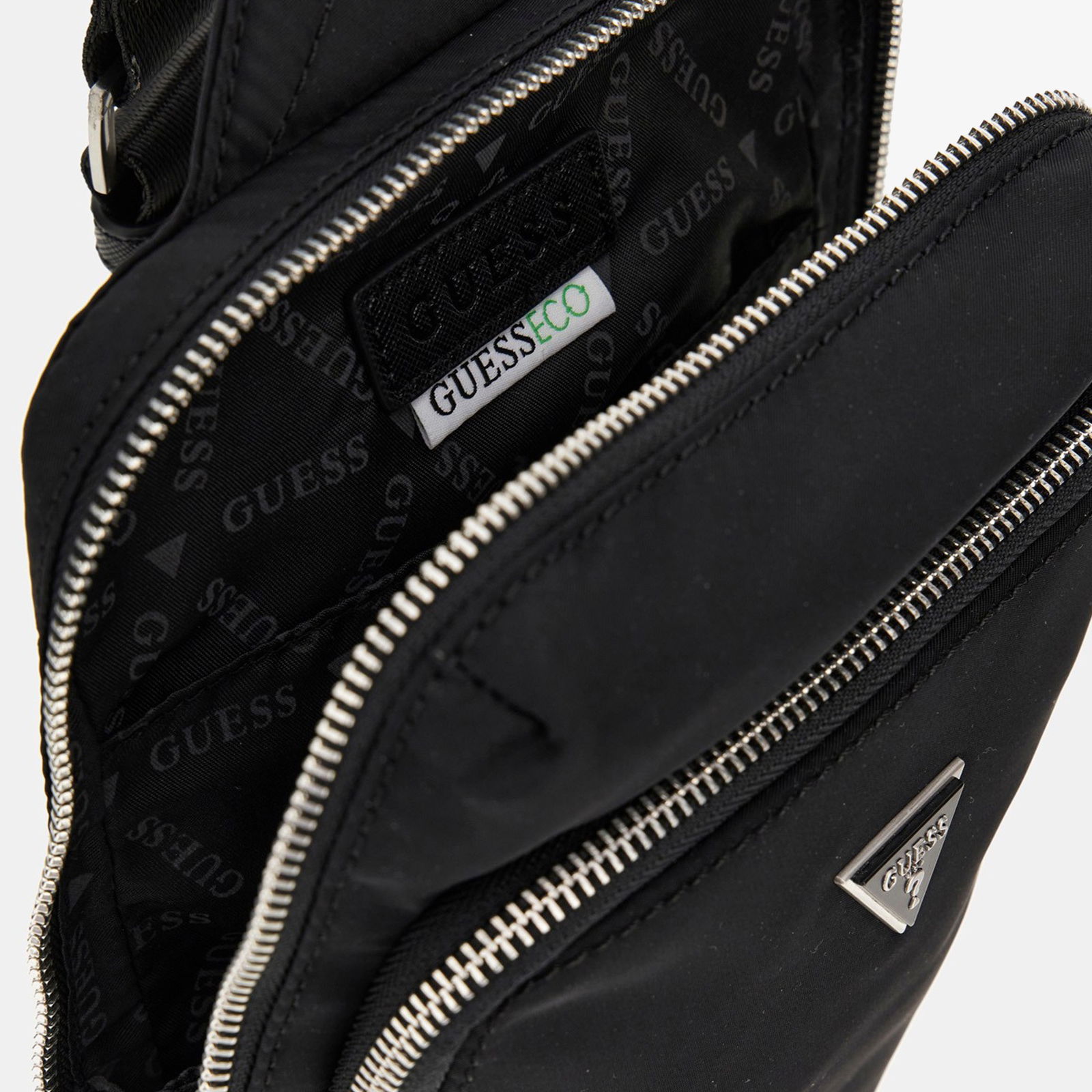 Guess Milano Compact Backp  Erkek Siyah Çapraz Askılı Çanta