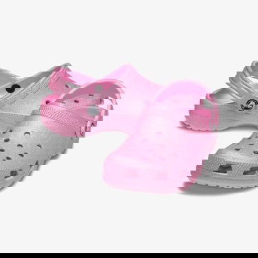  Crocs Classic Glitter Clog Çocuk Pembe Terlik