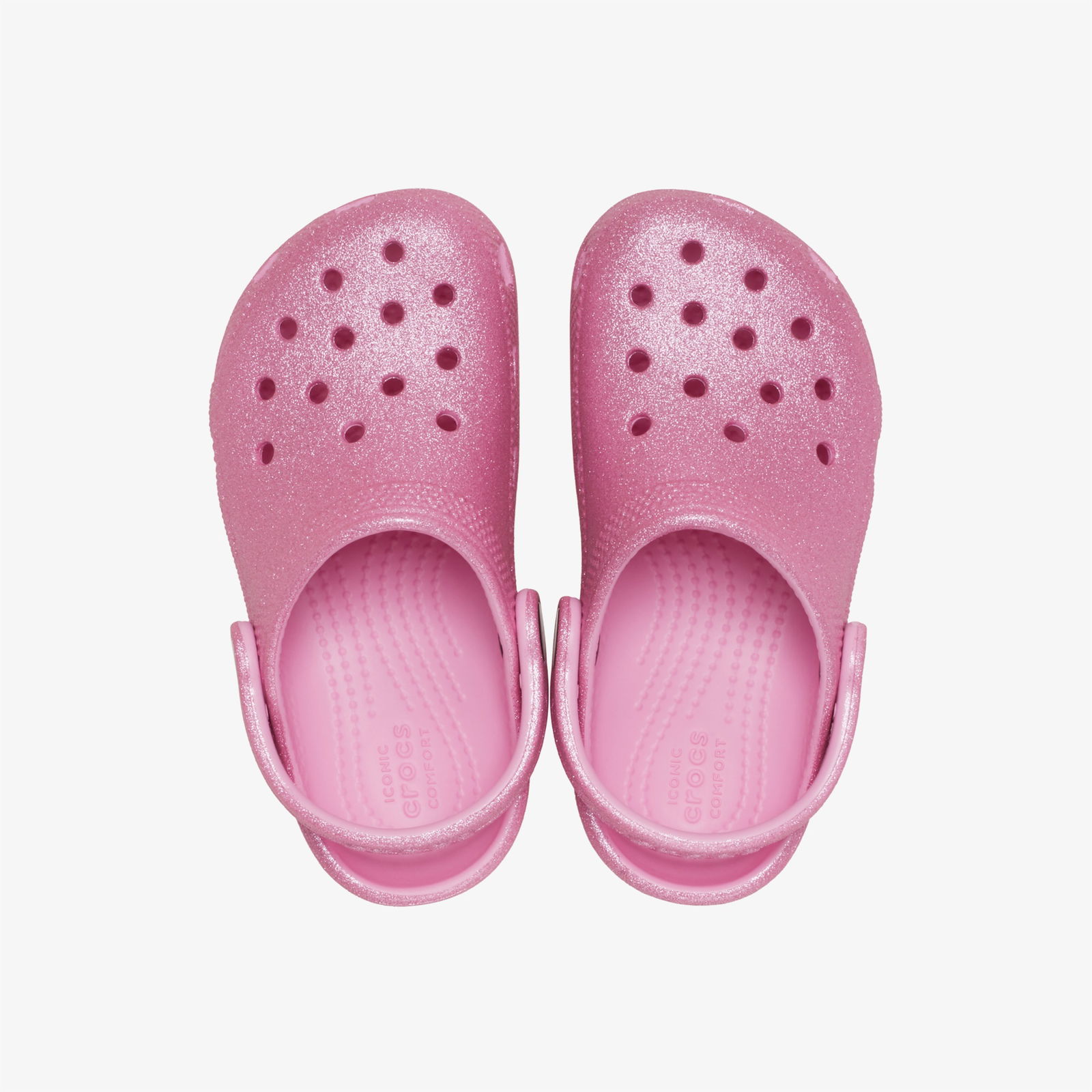 Crocs Classic Glitter Clog Çocuk Pembe Terlik