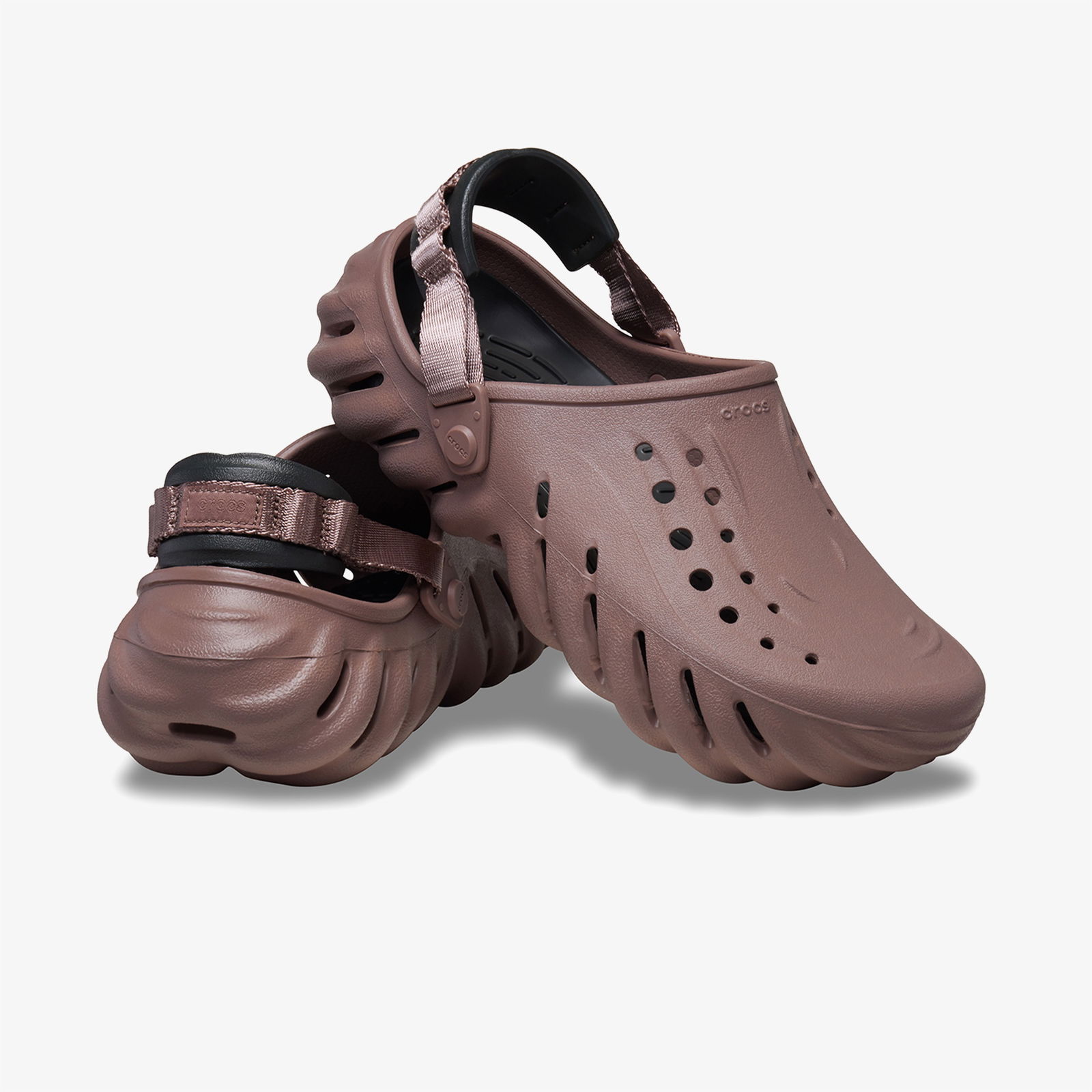 Crocs Echo Clog Unisex Kahverengi Terlik