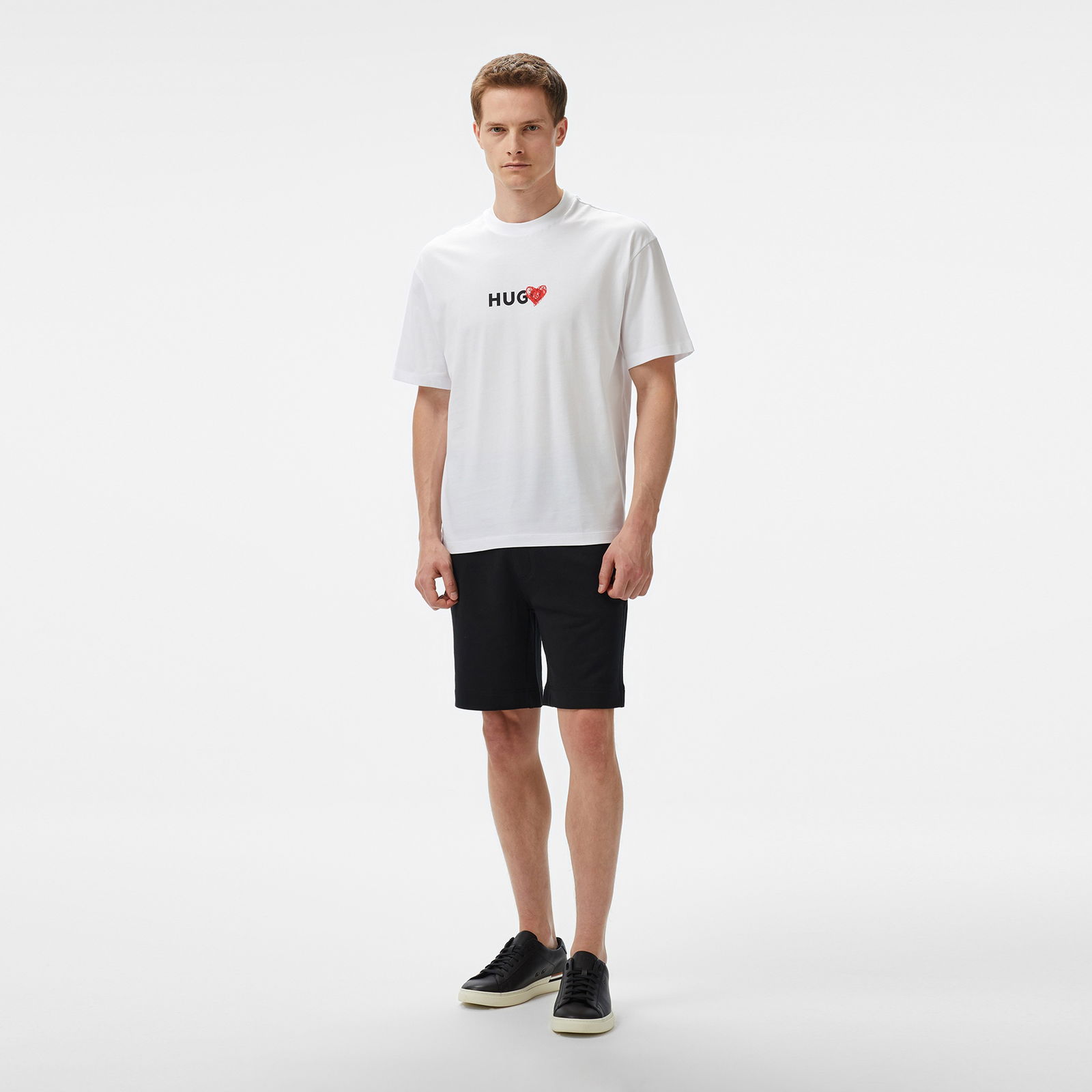 Hugo Dewdam Erkek Beyaz T-Shirt