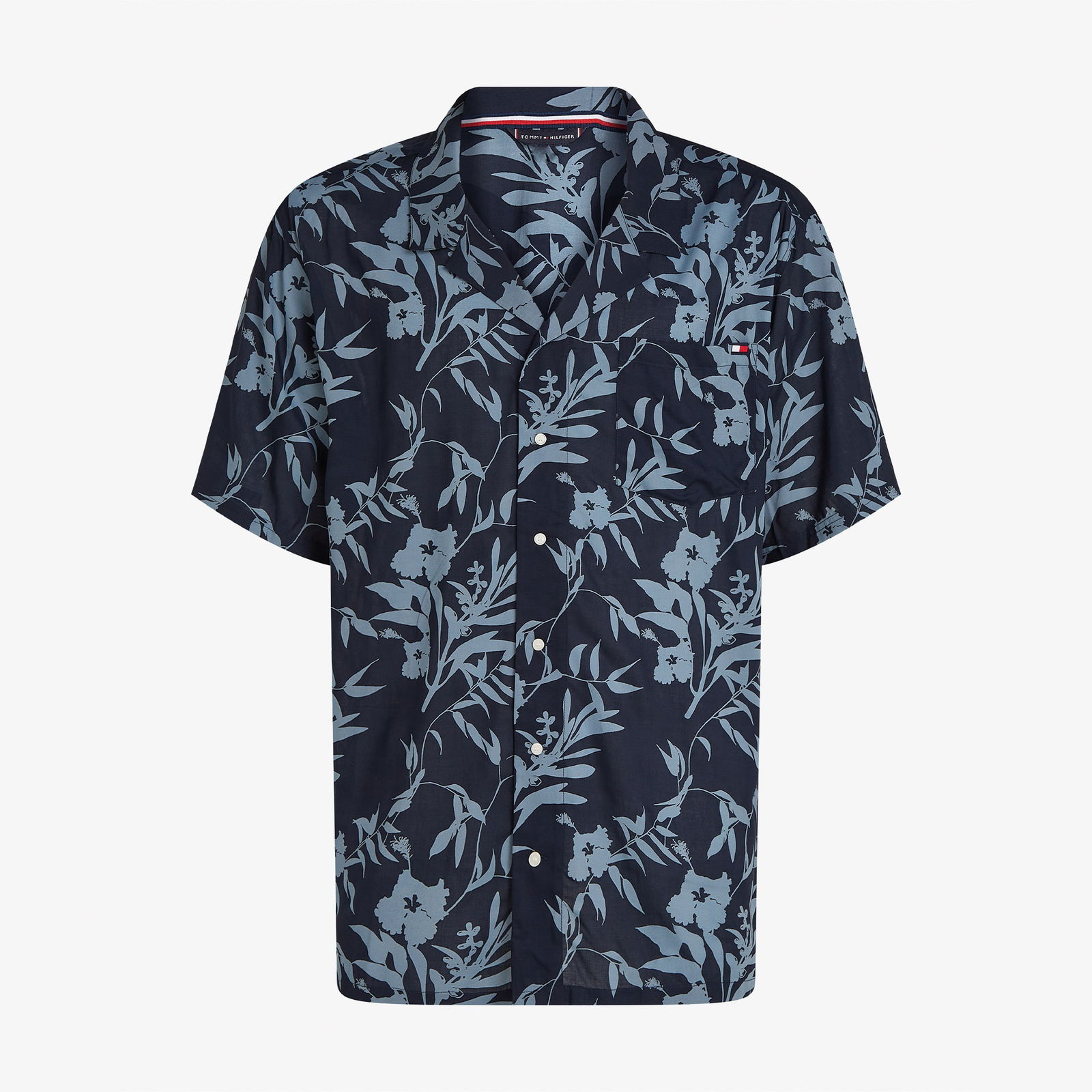 Tommy Hilfiger Bowling Print Erkek Mavi Pijama