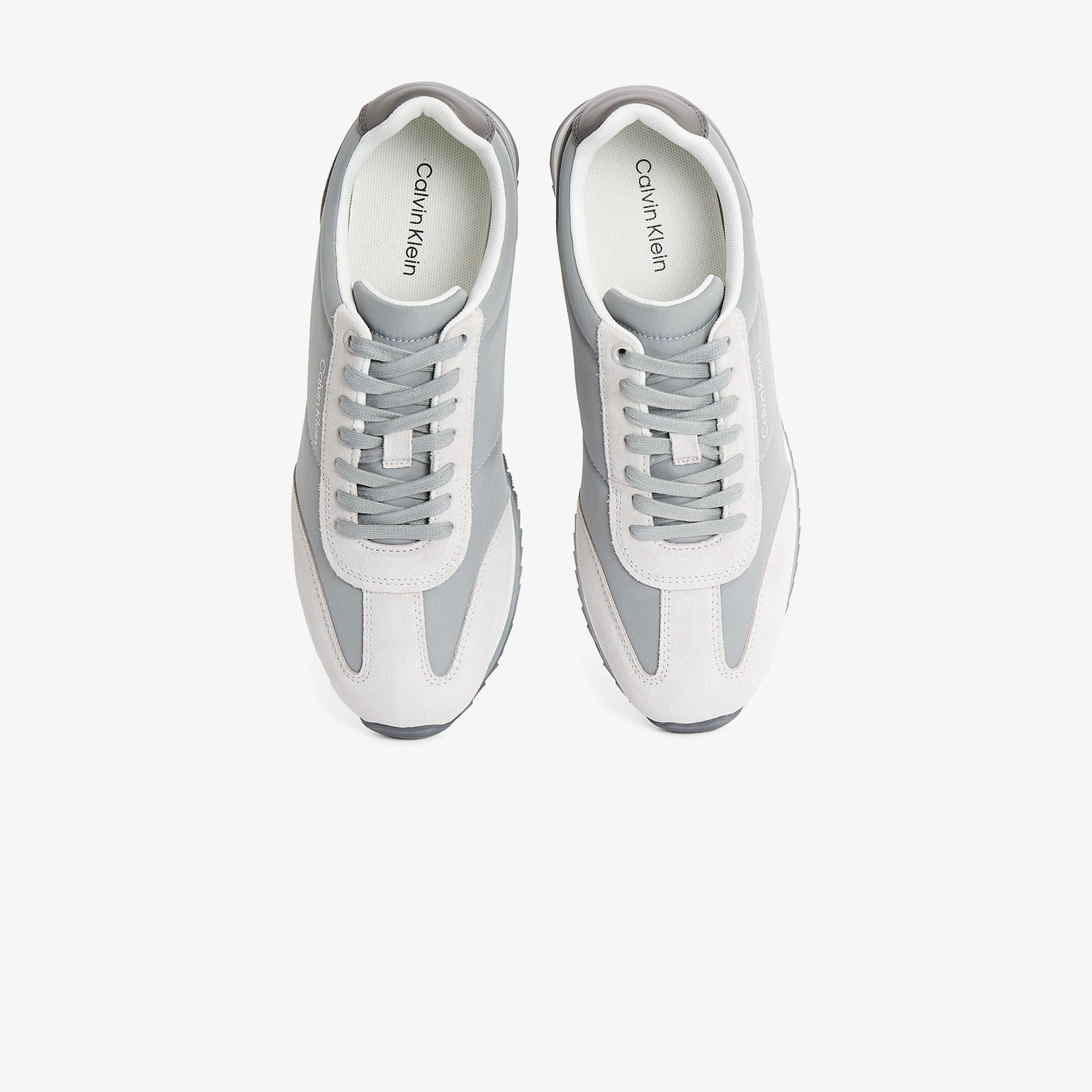 Calvin Klein Low Top Lace Up Repreve Mix Erkek Gri Sneaker