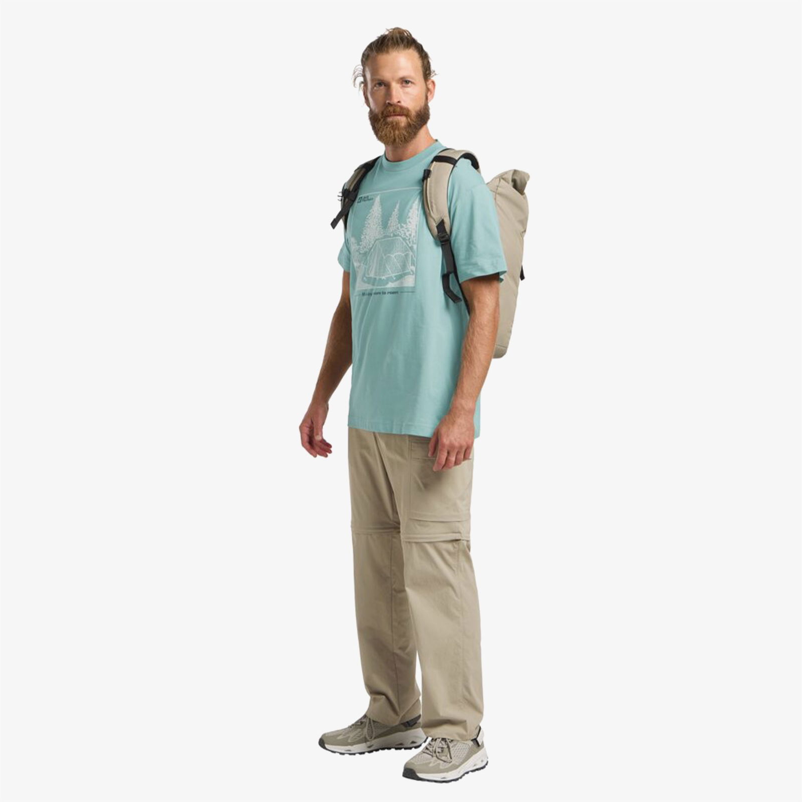 Jack Wolfskin Freeroamer  Erkek Yeşil T-Shirt