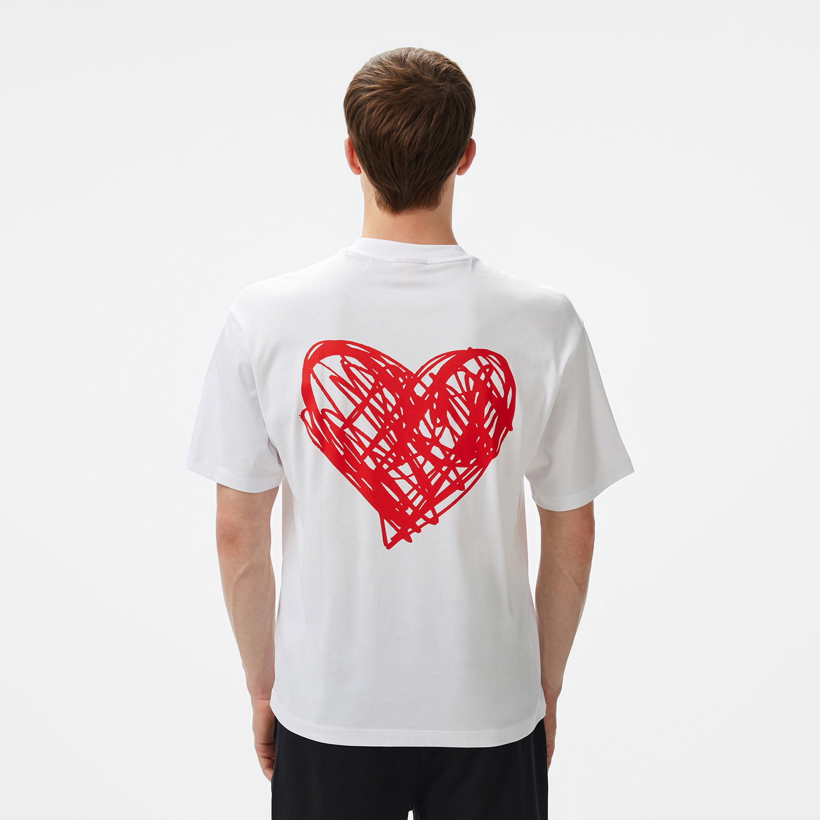 Hugo Dewdam Erkek Beyaz T-Shirt