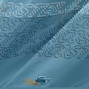  Lacoste Erkek Regular Fit Baskılı Mavi Mayo