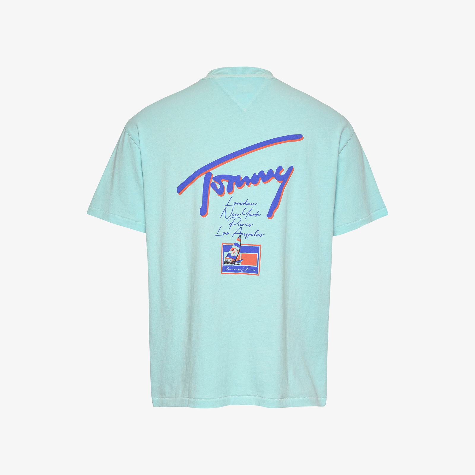 Tommy Jeans Rlx Faded Graphic Ext Erkek Yeşil T-Shirt
