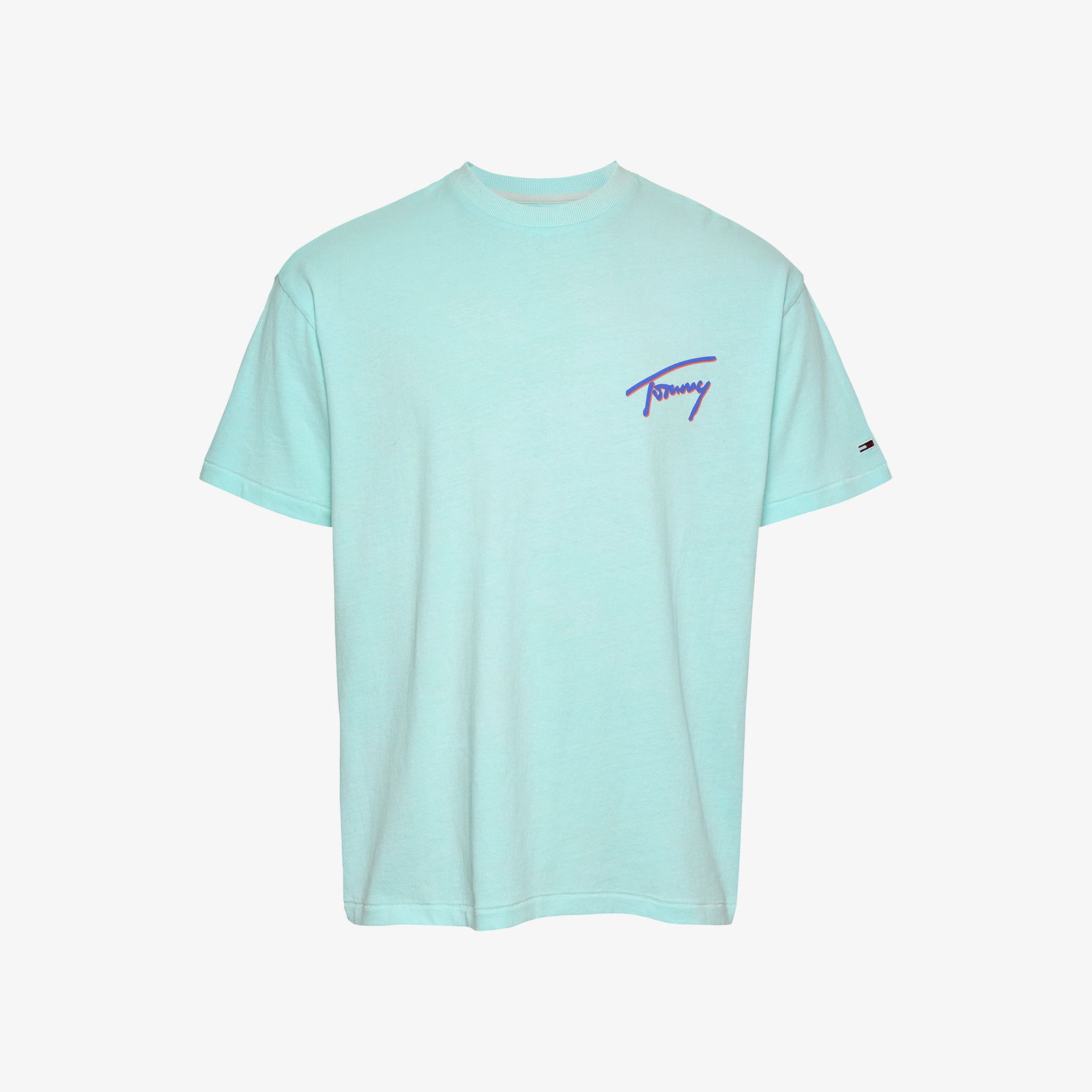 Tommy Jeans Rlx Faded Graphic Ext Erkek Yeşil T-Shirt