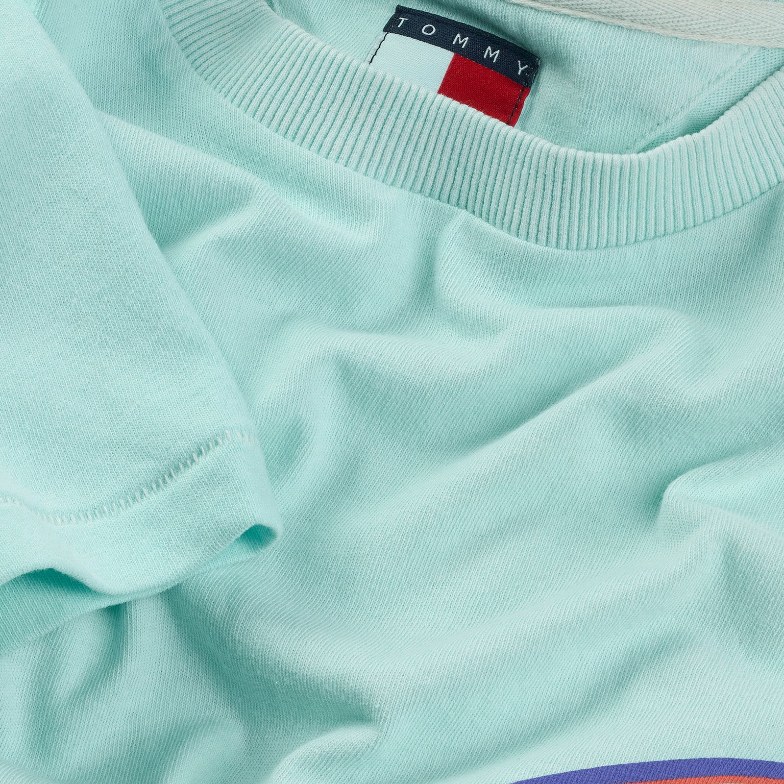 Tommy Jeans Rlx Faded Graphic Ext Erkek Yeşil T-Shirt