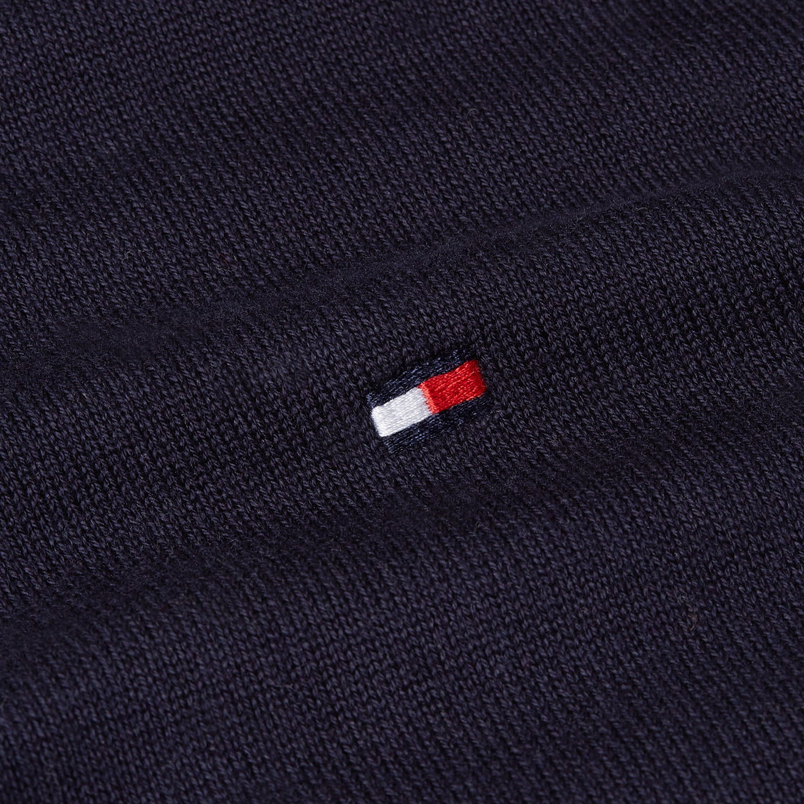 Tommy Hilfiger Essential Cotton Knitted Erkek Lacivert Polo