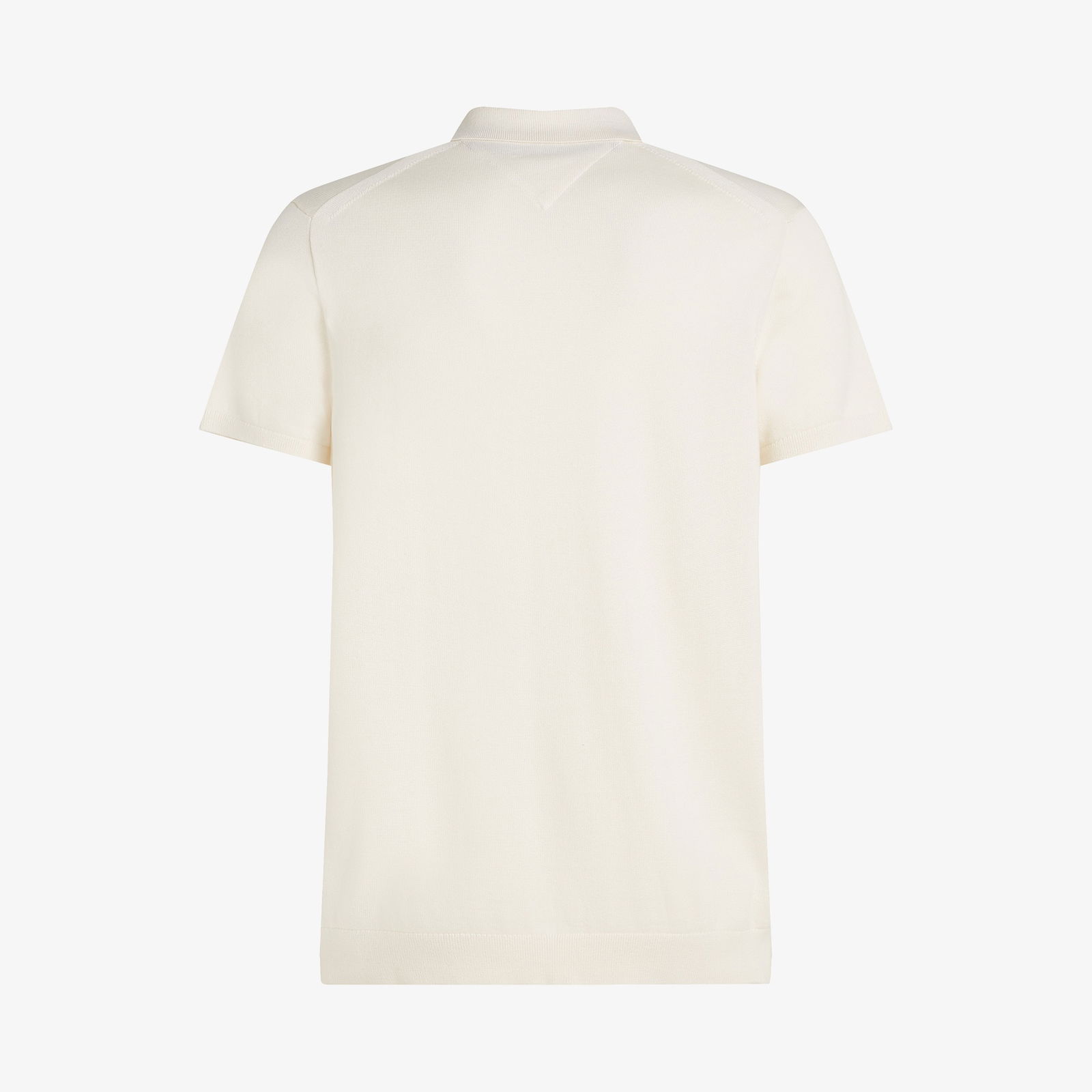 Tommy Hilfiger Essential Cotton Knitted Erkek Beyaz Polo