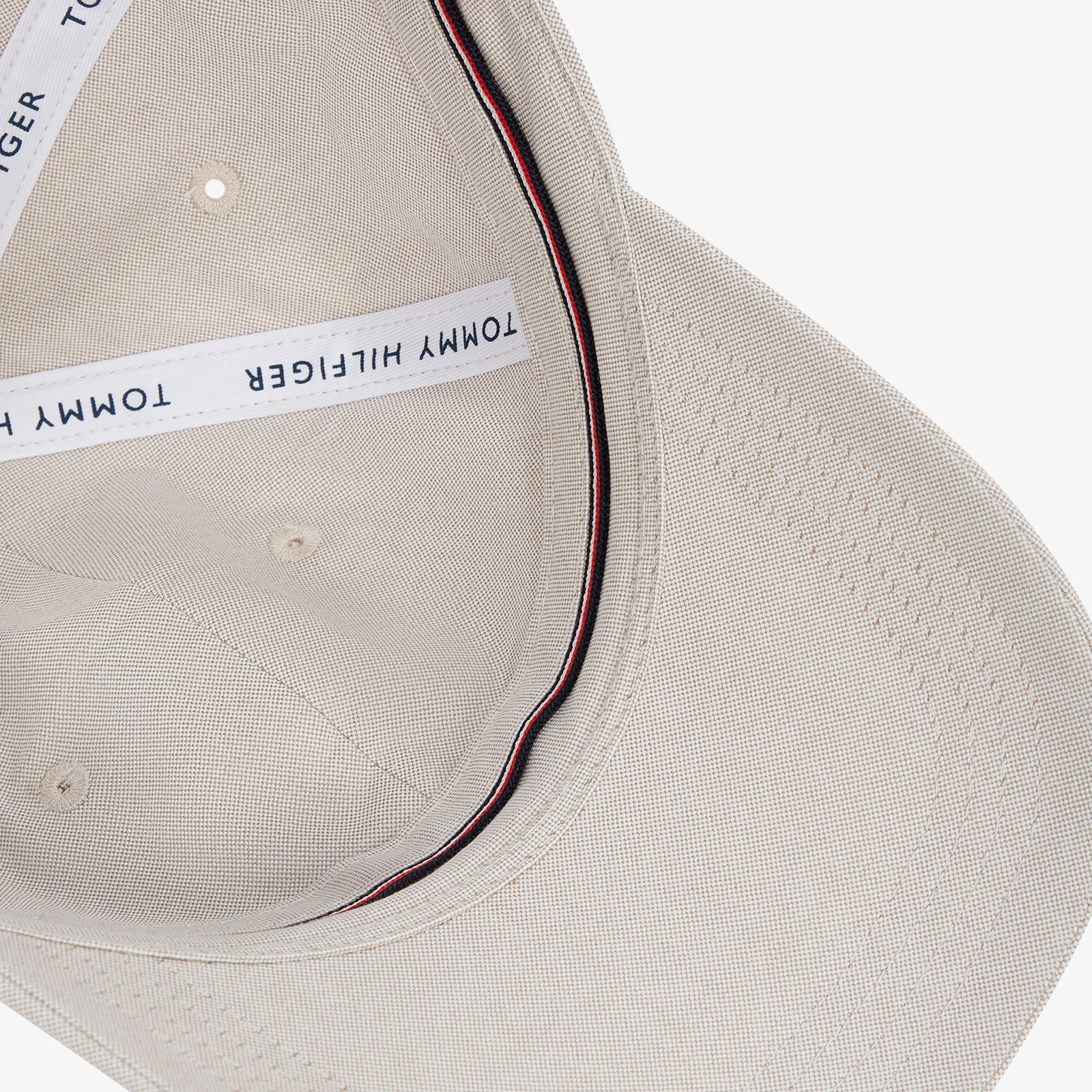 Tommy Hilfiger Th Flag Oxford 6 Panel Erkek Haki Saç Bandı & Toka