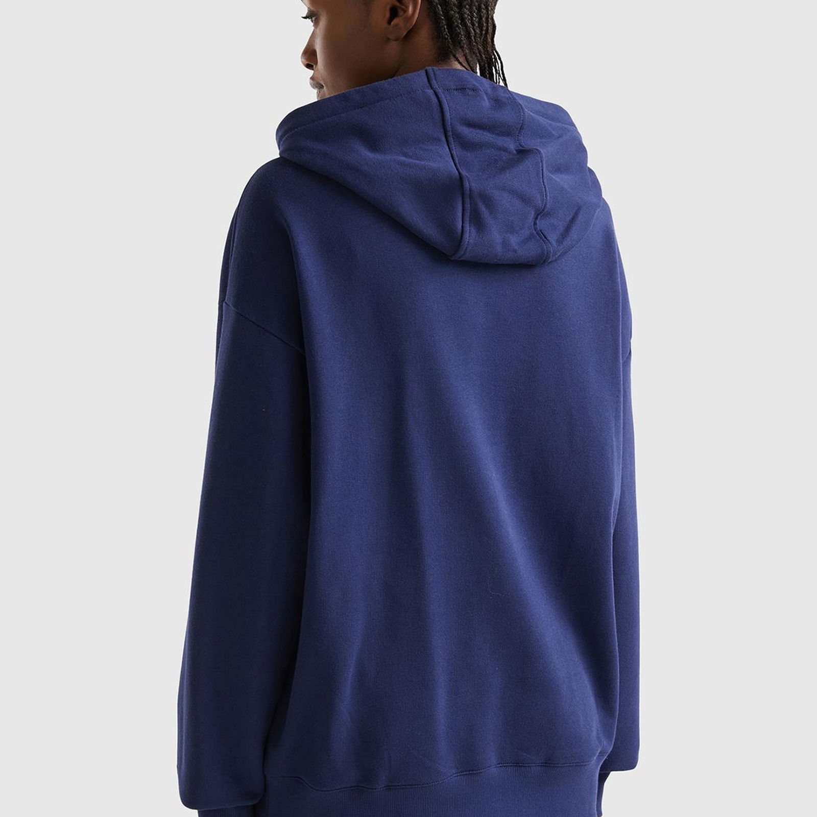 Unisex Lacivert Disney Desenli Kapşonlu Sweatshirt