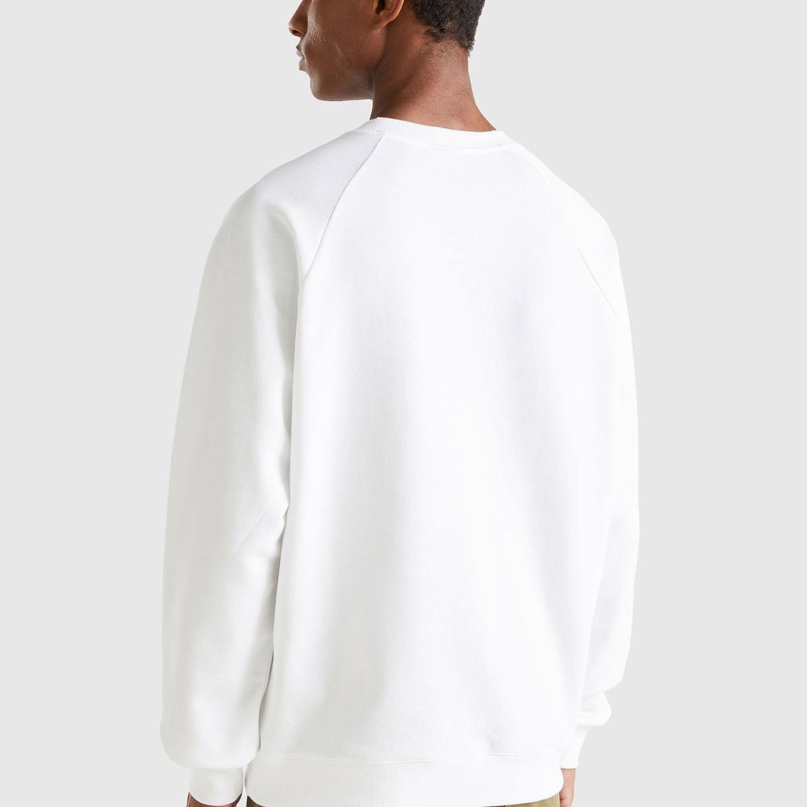 Unisex Beyaz Disney Baskılı Sweatshirt
