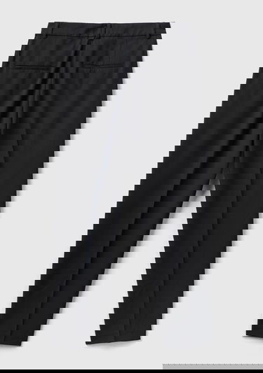  Kadın Siyah Viskoz Karışımlı Regular Fit Pantolon