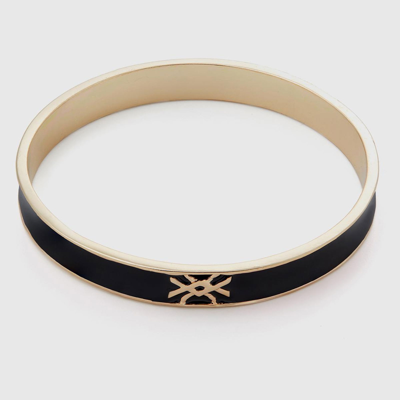 Kadın Siyah Bn Logolu Bileklik-BRACELET
