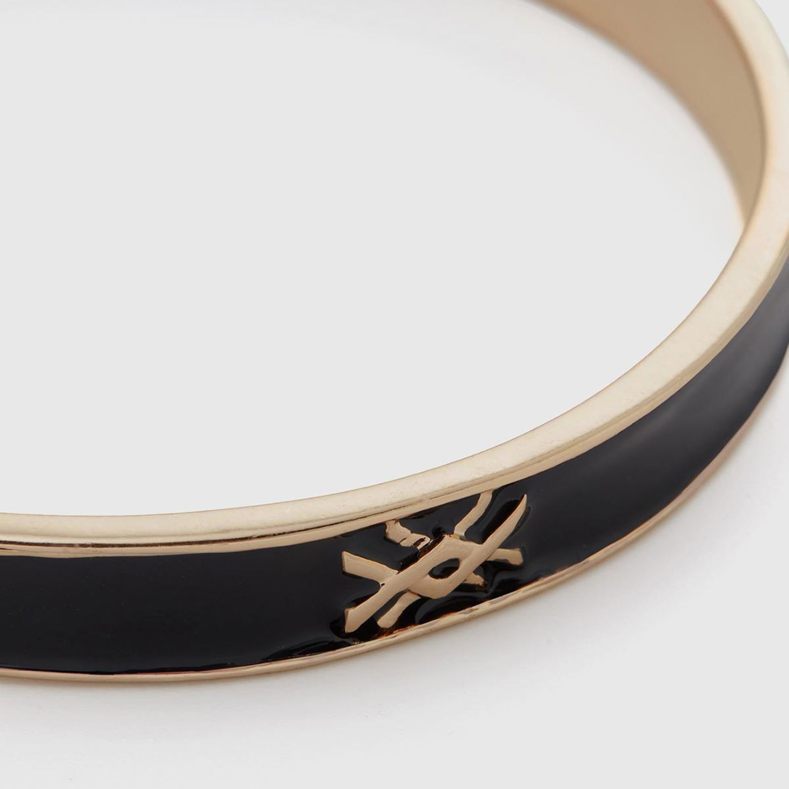 Kadın Siyah Bn Logolu Bileklik-BRACELET