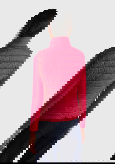  Kadın Bordo Recycled Polyester Dolgulu  Pufa Yelek