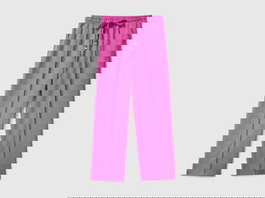  Kadın Pembe Jogger Fit Beli Lastikli Pantolon