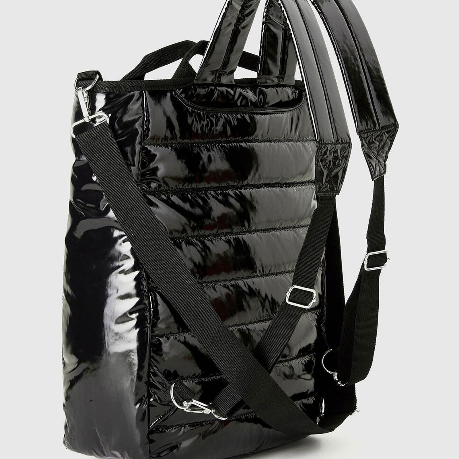 Unisex Siyah Tote Sırt Çantası