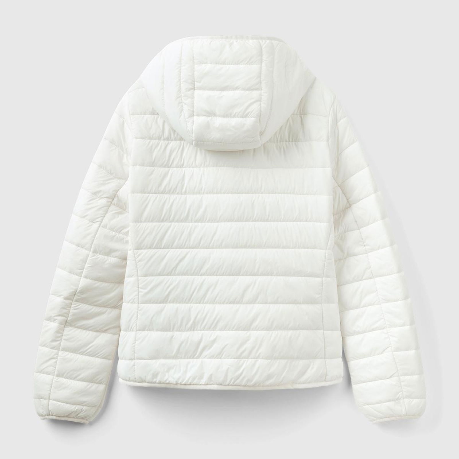 Kadın Krem Recycled Polyester Dolgulu  Pufa Mont