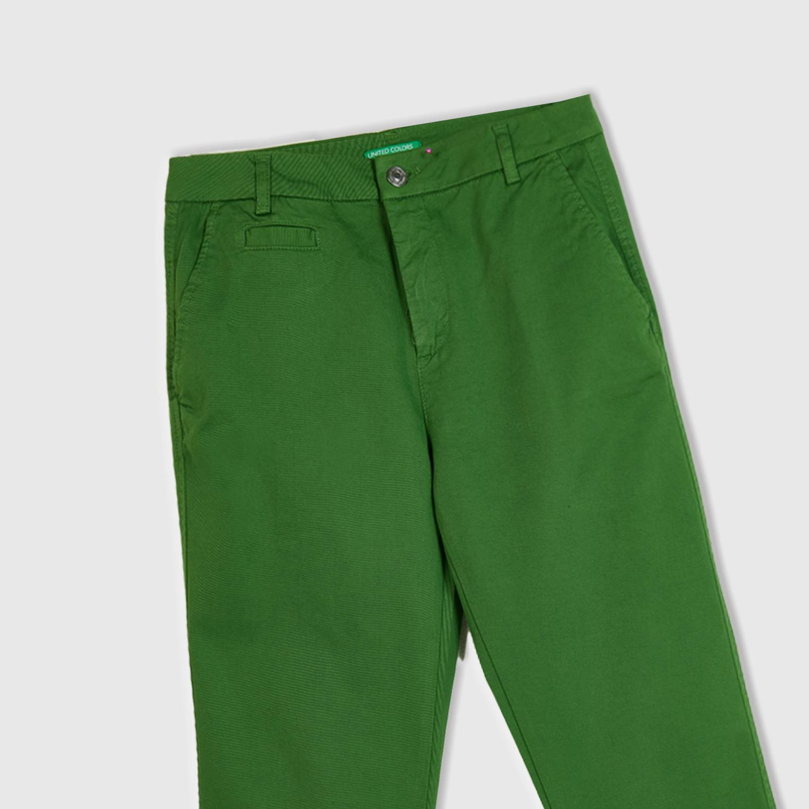 Kadın Soluk Yeşil Elastanlı Basic Chino Pantolon