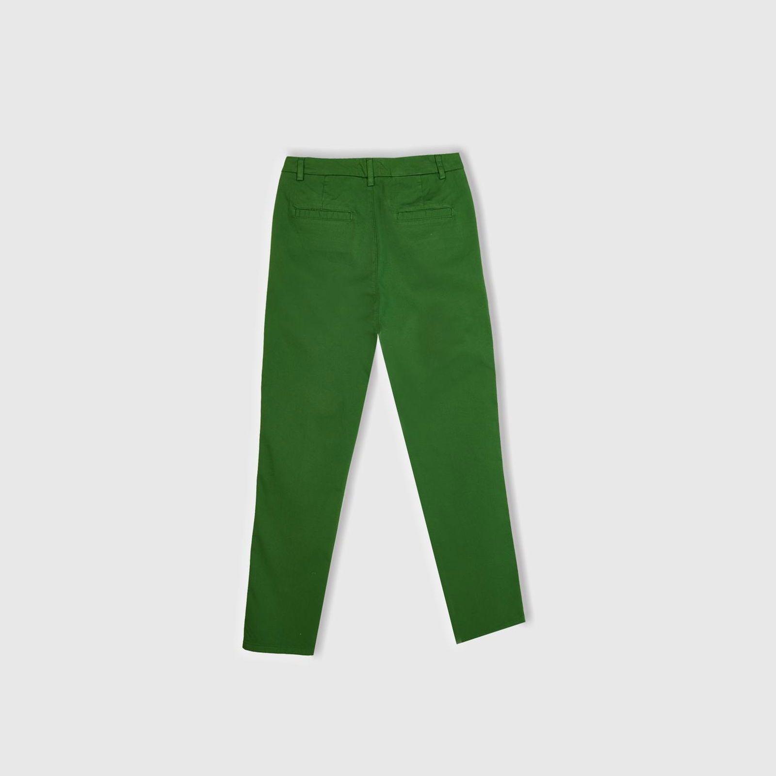 Kadın Soluk Yeşil Elastanlı Basic Chino Pantolon