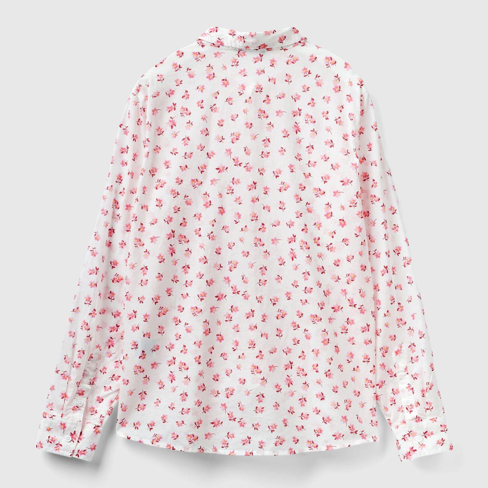 Kadın Pembe Mix %100 Koton Desenli Gömlek