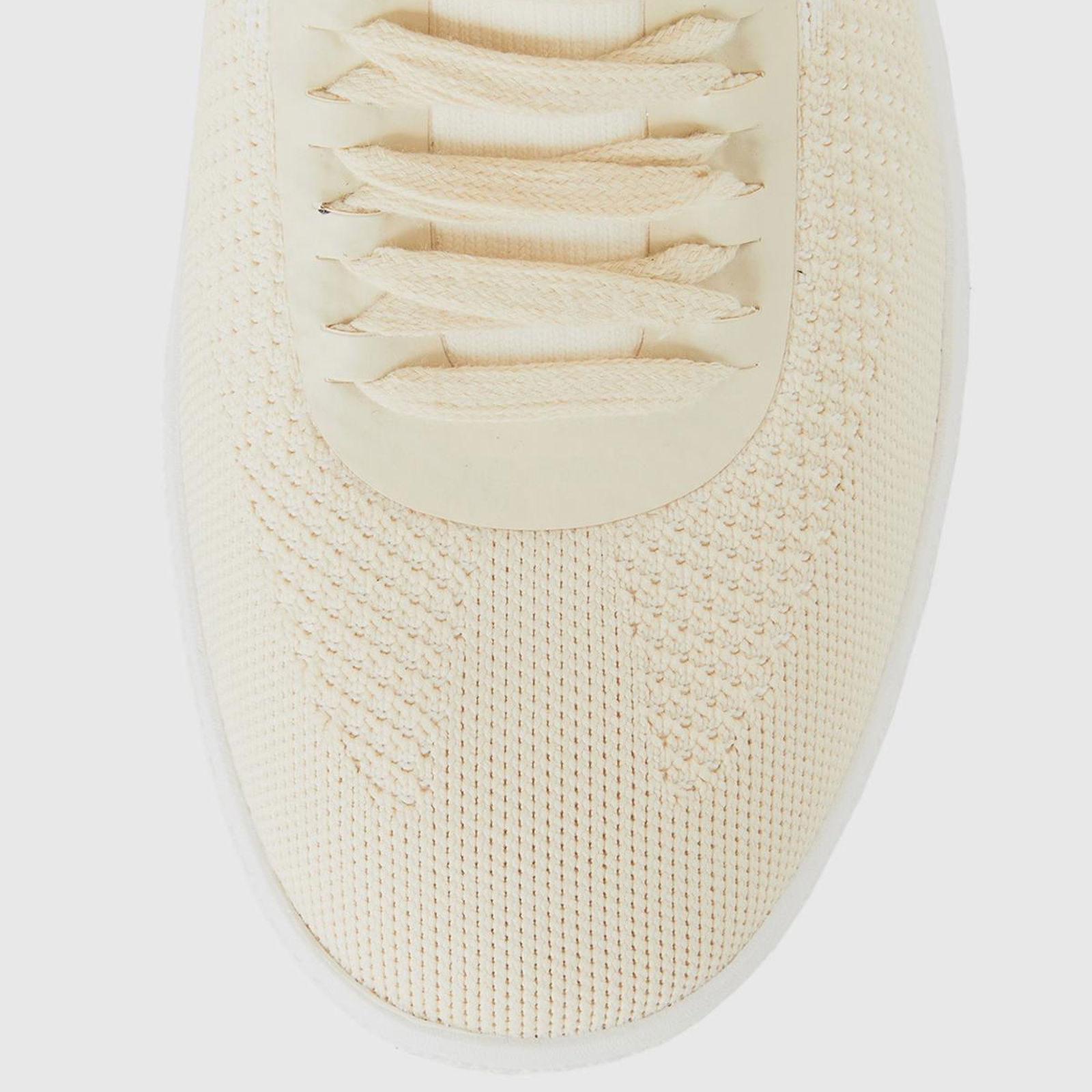 Kadın Krem Önü ve Arkası Logo Detaylı Çok Renkli Bağcıklı Sneaker